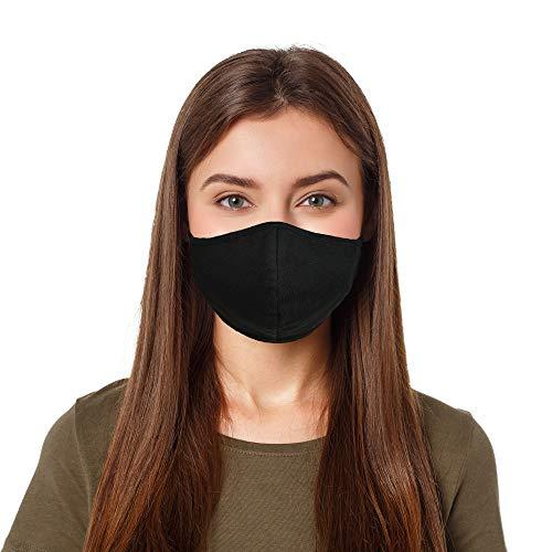 DALIX DALIX Cloth Face Mask Reusable Washable Made in USA - Variety L-XL (3 Pack)