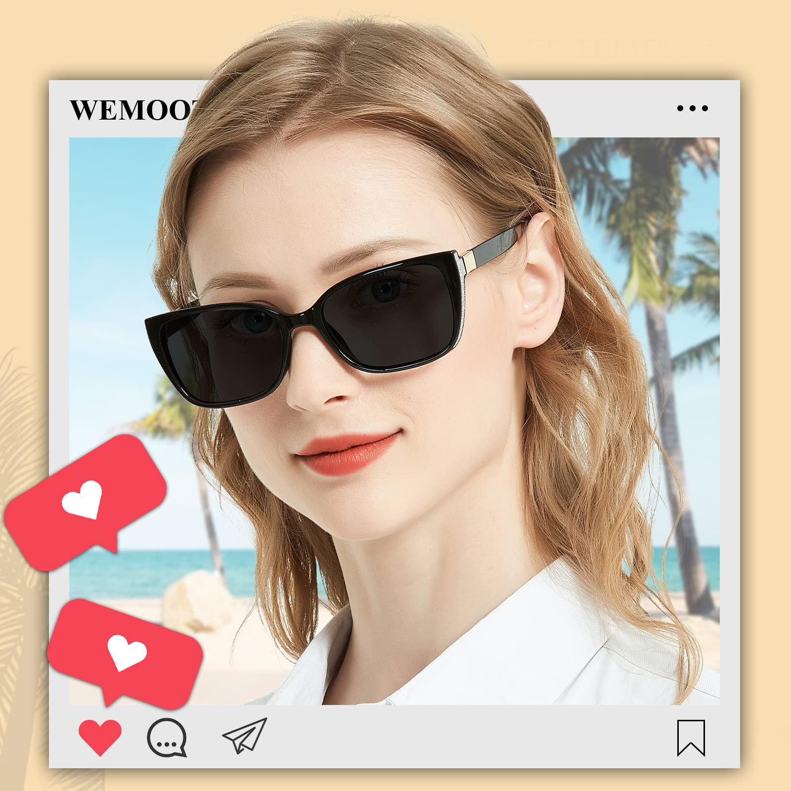 WEMOOTANTS WEMOOTANTS Large Sunglasses 1.25 for Reading Womens Black Sun Glasses Readers 1.0 125 1.5 1.75 2.0 2.25 2.5 2.75 3.0 3.5 4.0