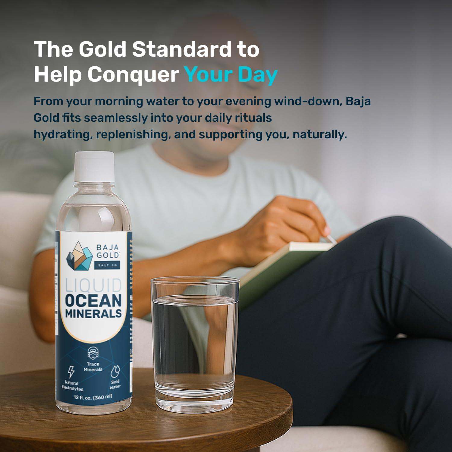 Baja Gold Baja Gold Liquid Ocean Minerals, 12 Fl. Oz. Refill