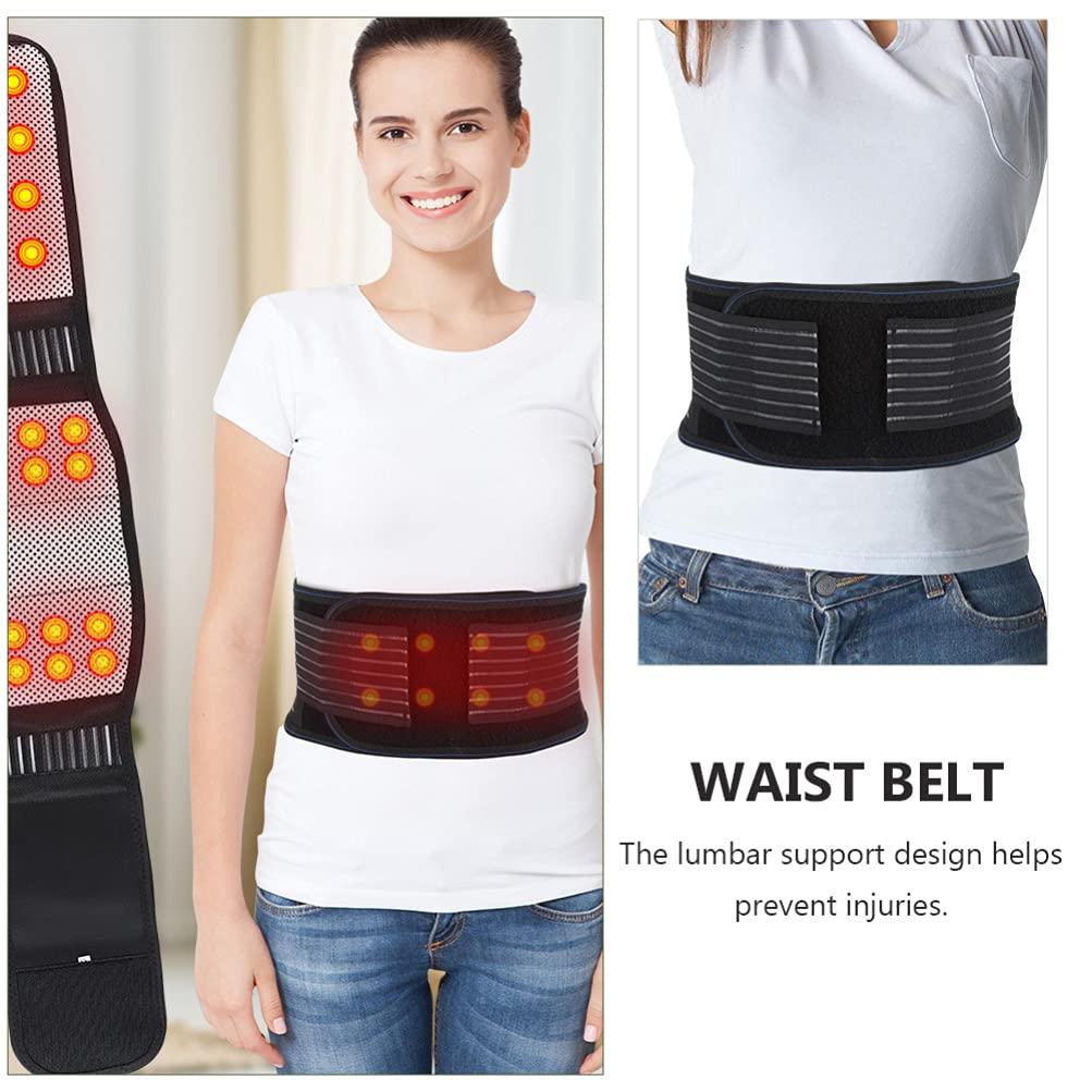 DOITOOL DOITOOL 1Pc waist belt heating back belt back straight belt carrying straps Heated Lumbar Support Belt posture strap upper gym belt Waist Supporter Radiator universal men and women