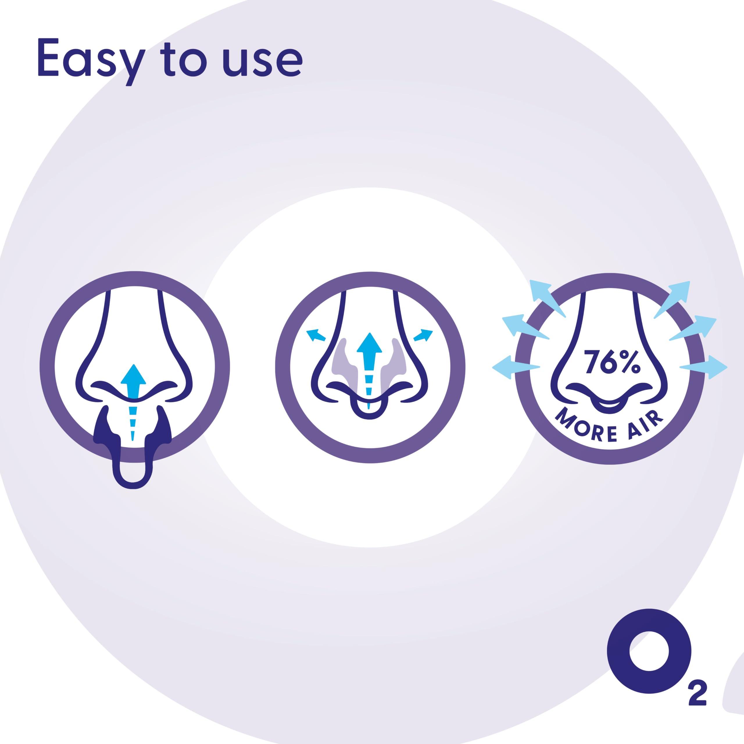 Air Max AIRMAX Nasal dilators for Sleeping - 76% More Airflow - Anti Snore Device - Breathe Freely Through The Nose - Sinus Relief, Sleep aid and snoring Solution - 2X Small Blue - 6 Month Relief