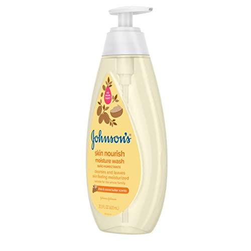 Johnson's Baby Johnson\'s Baby Skin Nourishing Moisture Baby Body Wash with Shea & Cocoa Butter, Hypoallergenic & Tear Free Baby Bath Wash, Paraben-, Dye-, Sulfate & Phthalate-Free, 20.3 fl. oz