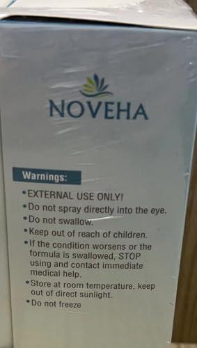 NOVEHA NOVEHA Eyelid Cleanser | Stye Eye Treatment | Eye Lid Cleaning | Dry Eye Relief | Fast Acting Soothing Eyelid Cleansing Formula | Pure and Gentle Lash Hypochlorous Acid Eyelid Spray (1oz - 1 Pack)