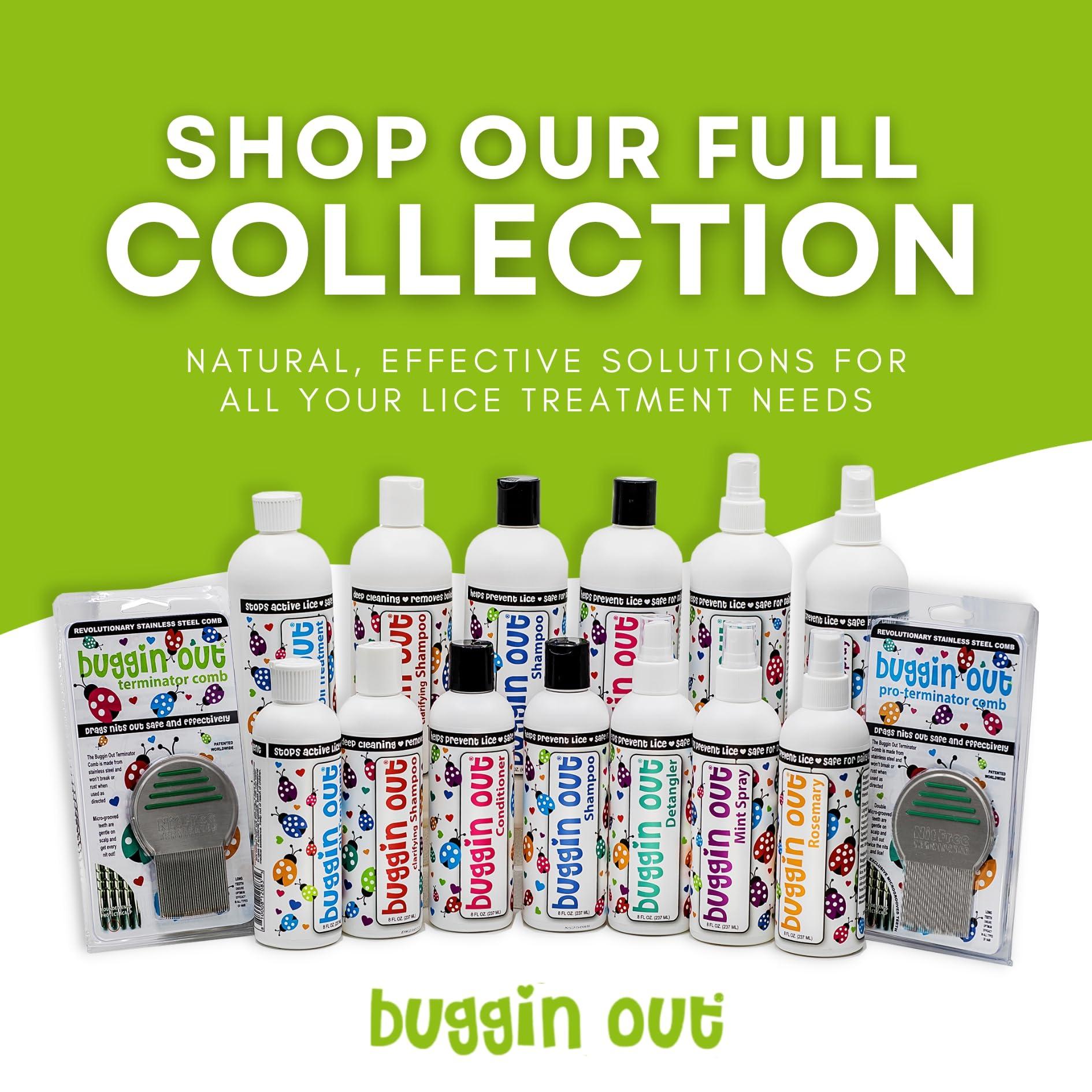 buggin out buggin out Detangler Spray | No More Lice | No More Tangles | Safe For Kids | Use Daily | 16oz