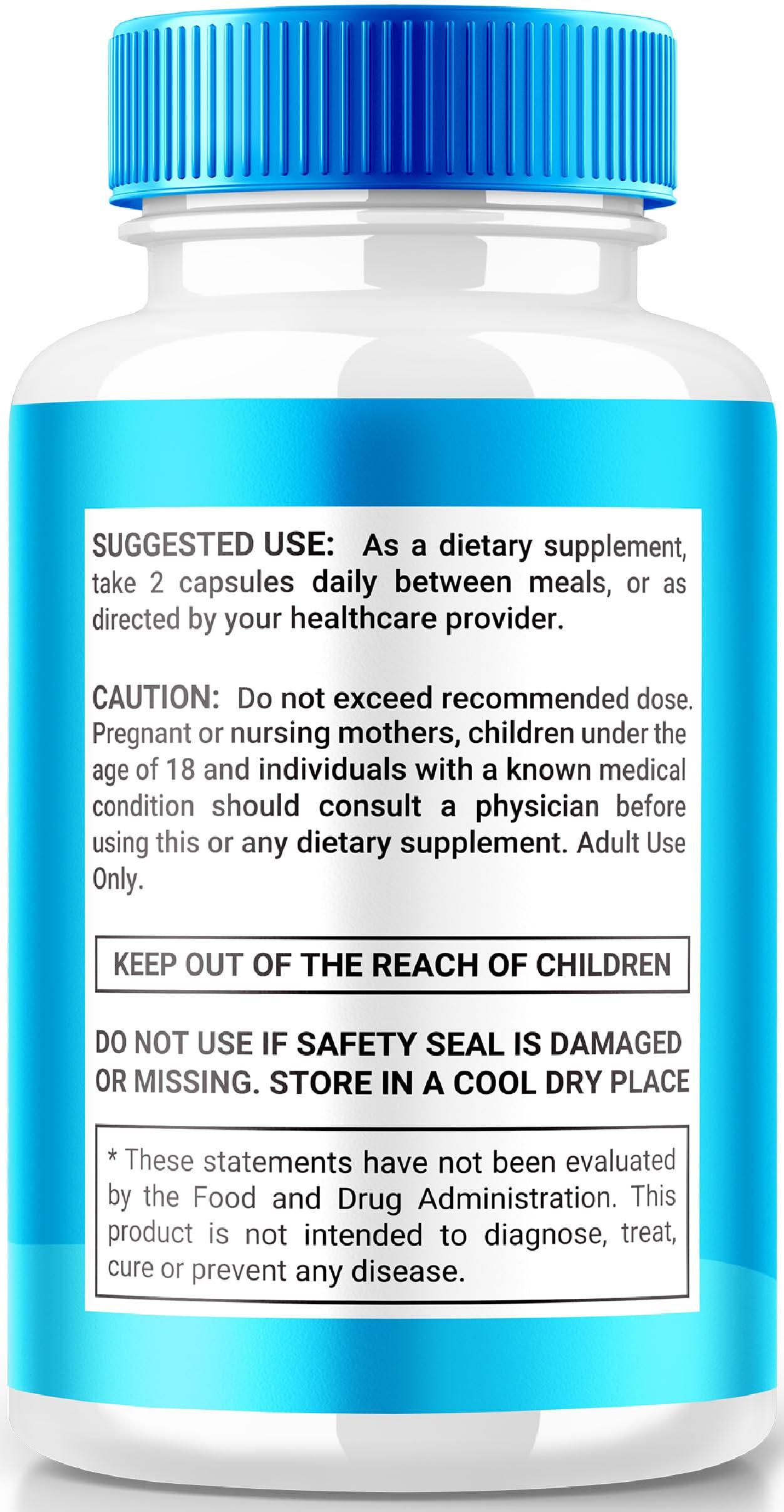 NutraRize (5 Pack) VirilBlue Capsules for Men, Viril Blue Male Supplement, All-Natural Formula to Support Performance and Confidence, Premium Nutrition for Overall Health, Official Pills Review (300 Capsules)