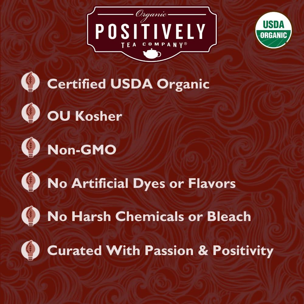 Organic Positively Tea Company Organic Positively Tea Company, Rooibos Chocolate Chai Tea Bags, 20 Count