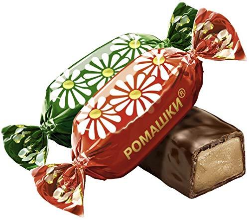 Krasnyi Oktyabr Chocolate Candies Romashka Romashki Gourmet Bars 8.8oz/250g Imported Russian Sweets