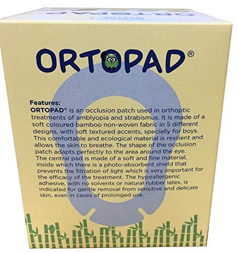 Ortopad Ortopad® Soft Bamboo Boys Eye Patches, 50/Box (Regular Size, 4+ yrs) Textured Accents