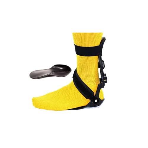 Step-Smart Step-Smart Brace for Drop Foot/AFO (Left Foot, Large/XLarge) w/Hip Square for alternate foot alignment, Adjustable Foot Drop Brace for Walking or Running with Shoes, Made in the U.S.A.