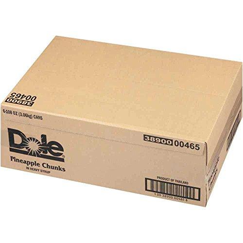 Dole Dole Pineapple Fancy Chunks In Heavy Syrup, 106 Ounce -- 6 per case.