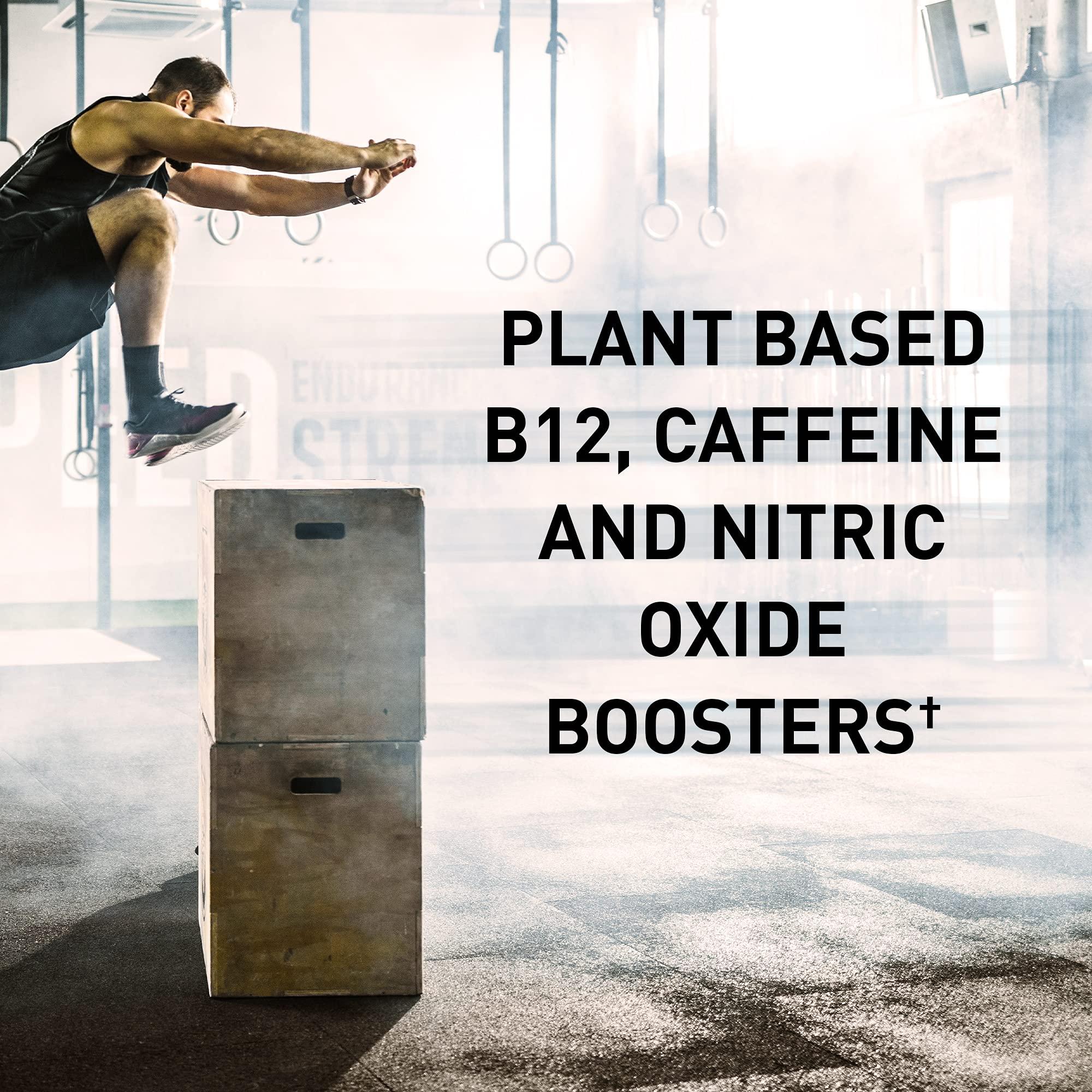 Garden of Life Garden of Life Sport Organic Plant Based Energy + Focus Clean Pre Workout Powder, with 85mg Caffeine, Natural No Booster, B12, Vegan, Gluten Free, Non-GMO, BlackBerry, 15.3 Oz