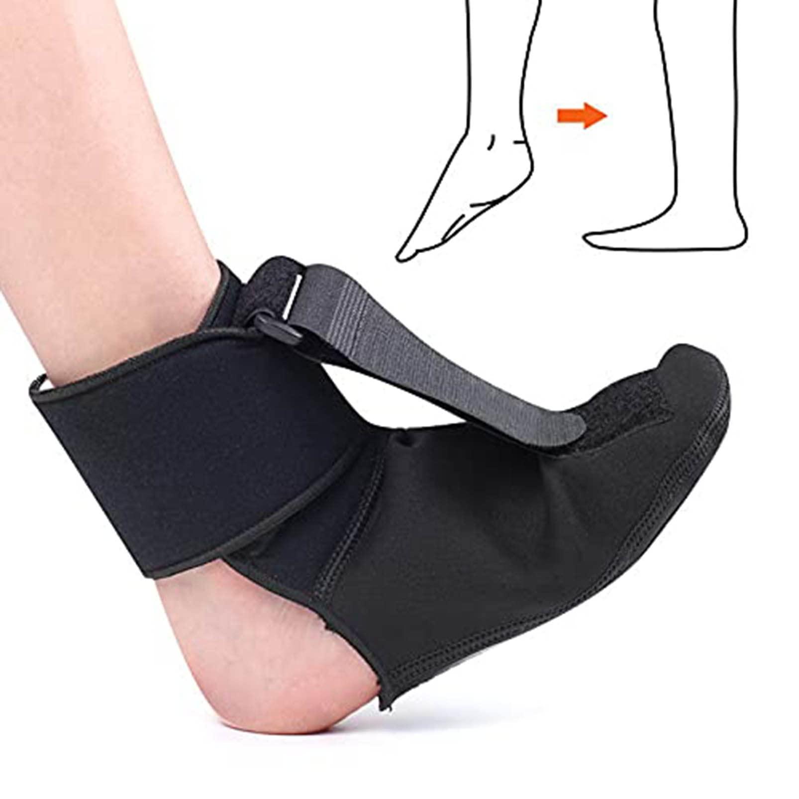 ZJDYDY Ankle Stabilizer, Drop Foot Brace Orthosis Ankle Brace Support, Adjustable Ankle Foot Orthosis Shoes Plantar Film Protector for Men and Women Left and Right Feet Universal