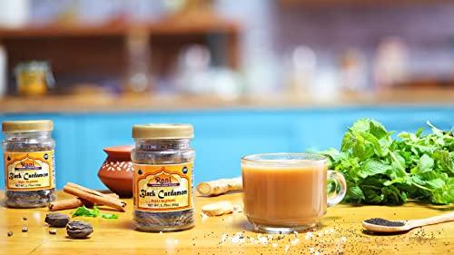Rani Brand Authentic Indian Products Rani Black Cardamom Powder (Kali Elachi) Indian Spice 3oz (85g) PET Jar ~ All Natural | Vegan | Gluten Friendly | NON-GMO | Kosher | Indian Origin | Smokey, Tsaoko, Cao Guo, Bach Dan Khau, Badi