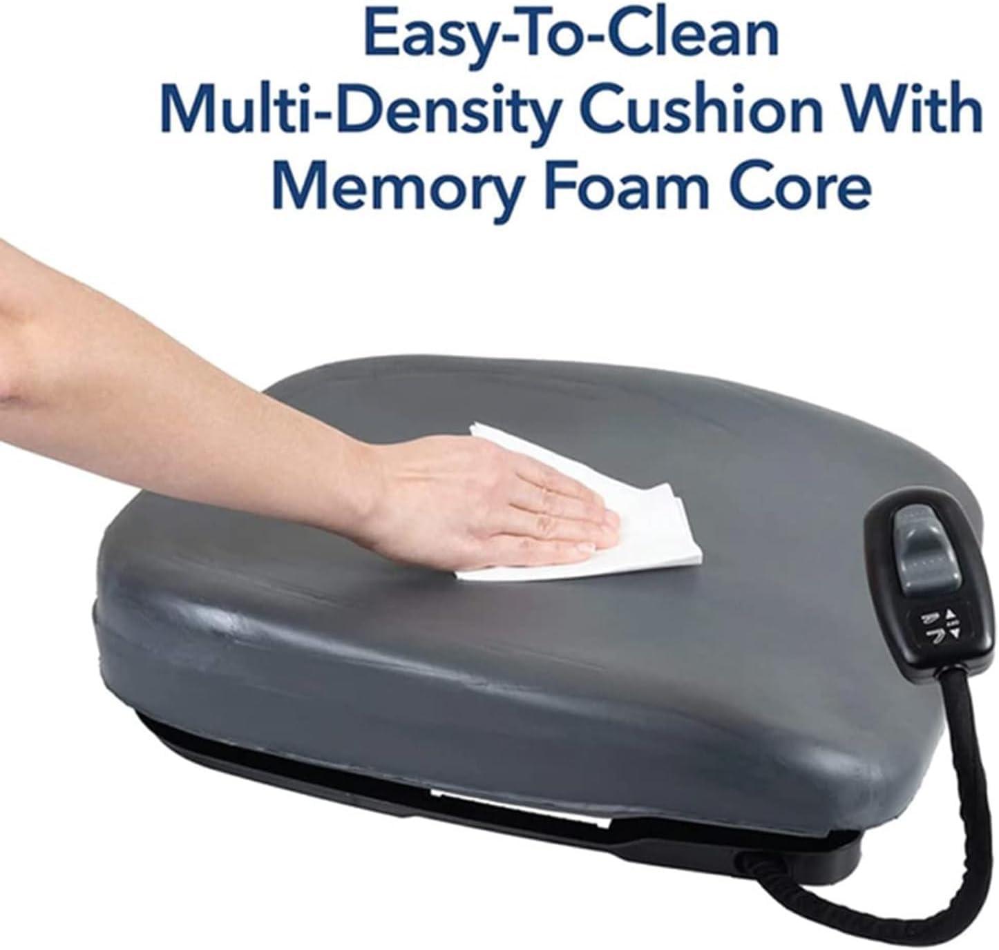 EXQST Electric Lifting Chair Cushion, Portable Chair Lift for Stand Assist, Sit to Stand Lift Supports up to 300 lbs, Designed to Fit On Most Armchairs, Couches, Sofas for Help The Elderly and Disabled