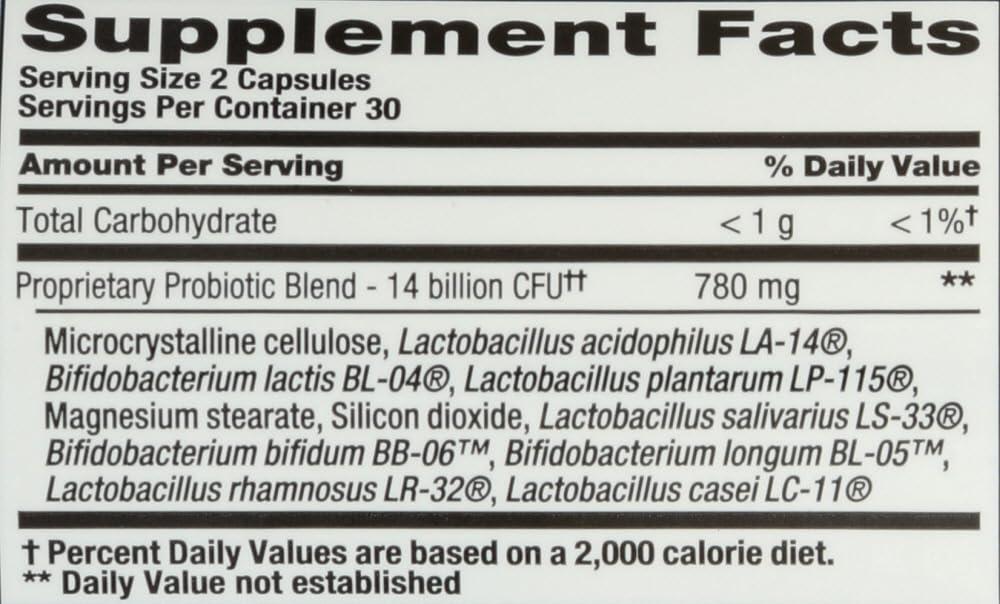 Nutrition Now Nutrition Now PB 8 Pro-Biotic Acidophilus For Life - no Gluten - 60 Capsules