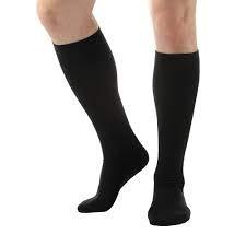 Compression Men's compression Hose 15-20 mmHg 3 Pack Travel and Work Socks to Relieve achy Legs and feet (Small)