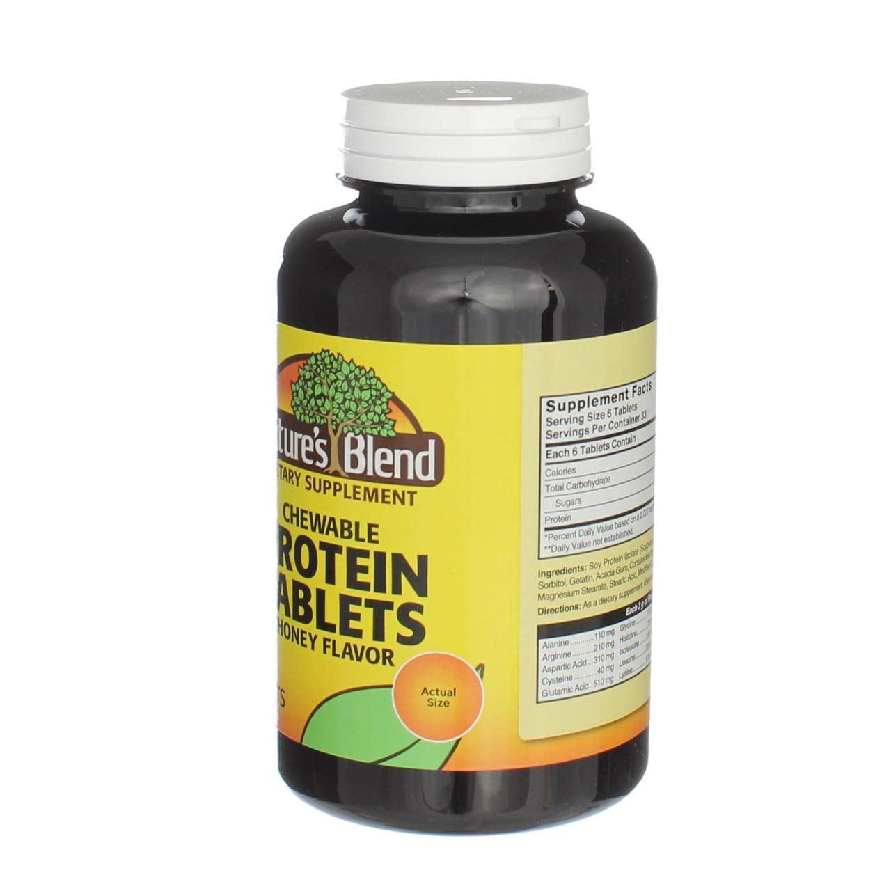 Nature's Blend Protein Tablets Honey Flavor 200 Tabs