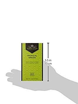 Harney & Sons Harney & Sons, Tea, Tropical Green, Prem, Pack of 6, Size - 20 BAG, Quantity - 1 Case