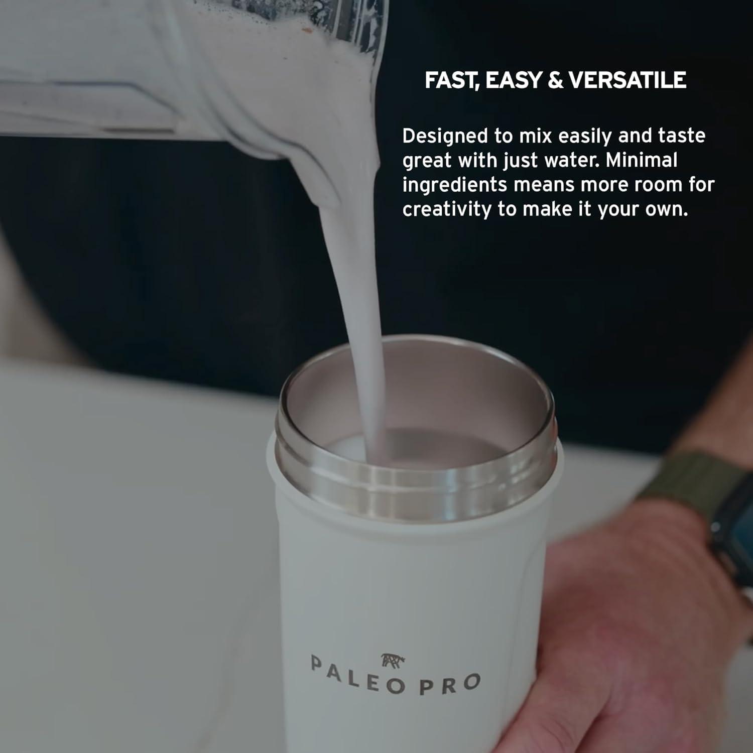 Paleo Pro PaleoPro Protein Powder Grass-Fed, Pastured, Cage-Free Protein | Gluten Free, Dairy Free. No Sugar, Soy, Grains or Net Carbs | Paleo & Keto Friendly - 15 Servings (16 oz, Plain)