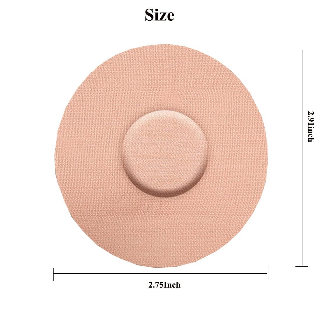 Bomister 60 Pack Freestyle Adhesive Patches,Waterproof & Sweatproof CGM Sensor Cover for Libre 1/2/3(Compatible with Guardian 3,Enlite, Dexcom G6,G5, G4),Continuous Pre-Cut Glucose Monitor Protection Tape