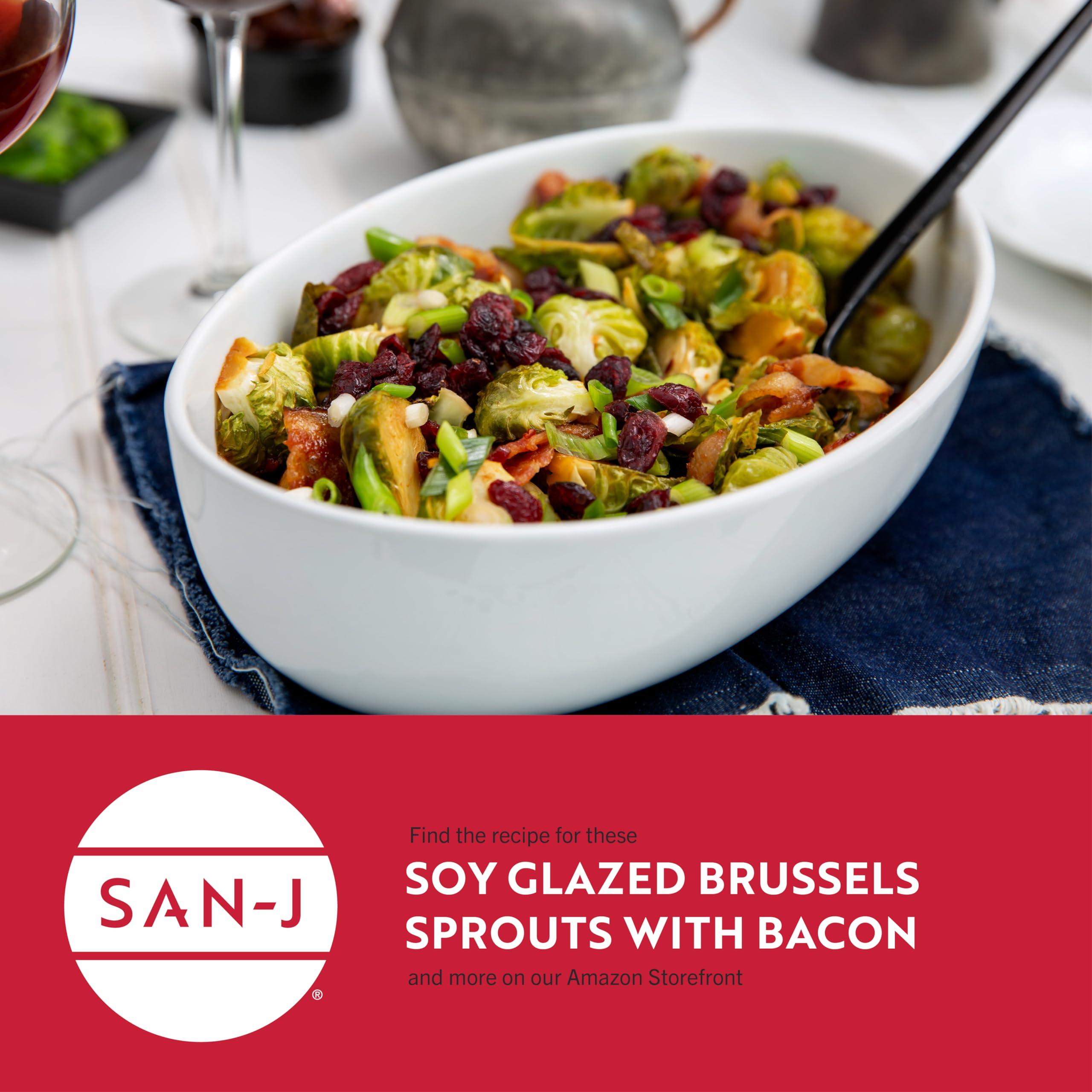 San-J San-J - Organic Gluten Free Tamari Soy Sauce with 25% Less Sodium - Specially Brewed - Made with 100% Whole Soy - 20 oz. Bottles - 2 Pack