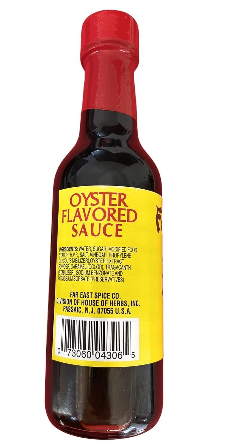 Far East Far East Oyster Flavored Sauce, Four 5 Ounce Bottles of Asian Oyster Sauce, Delicious Asian Sauce (5 Ounce Bottle, 4-pack)