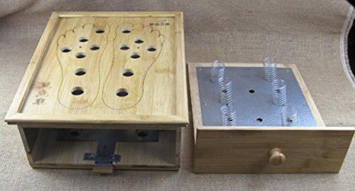 WellieSTR WellieSTR 1 Massager Moxa Roll Holder Moxibustion Bamboo Box Moxa Roll Stick Holder Case Massage Device Moxa Roll Holder Tool for Foot Used