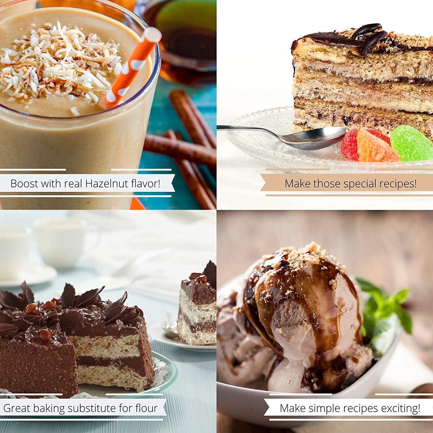 It's Delish Gourmet Ground Hazelnuts by Its Delish – 2 LBS Bulk Bag – Natural Pure Hazelnut Meal– Protein-Packed Healthy Cooking, Baking, Flavoring & Recipe Décor