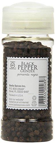 Badia Badia Spices inc Black Pepper, Grinder, 2.25 Ounce (Pack of 6)