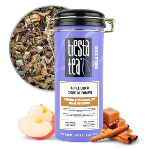 Tiesta Tea Tiesta Tea - Apple Cider | Loose Leaf | Caramel Apple Herbal Tea | Blend | Non-Caffeinated | Makes Hot or Iced Up to 40-50 Cups | 4oz Refillable Tin