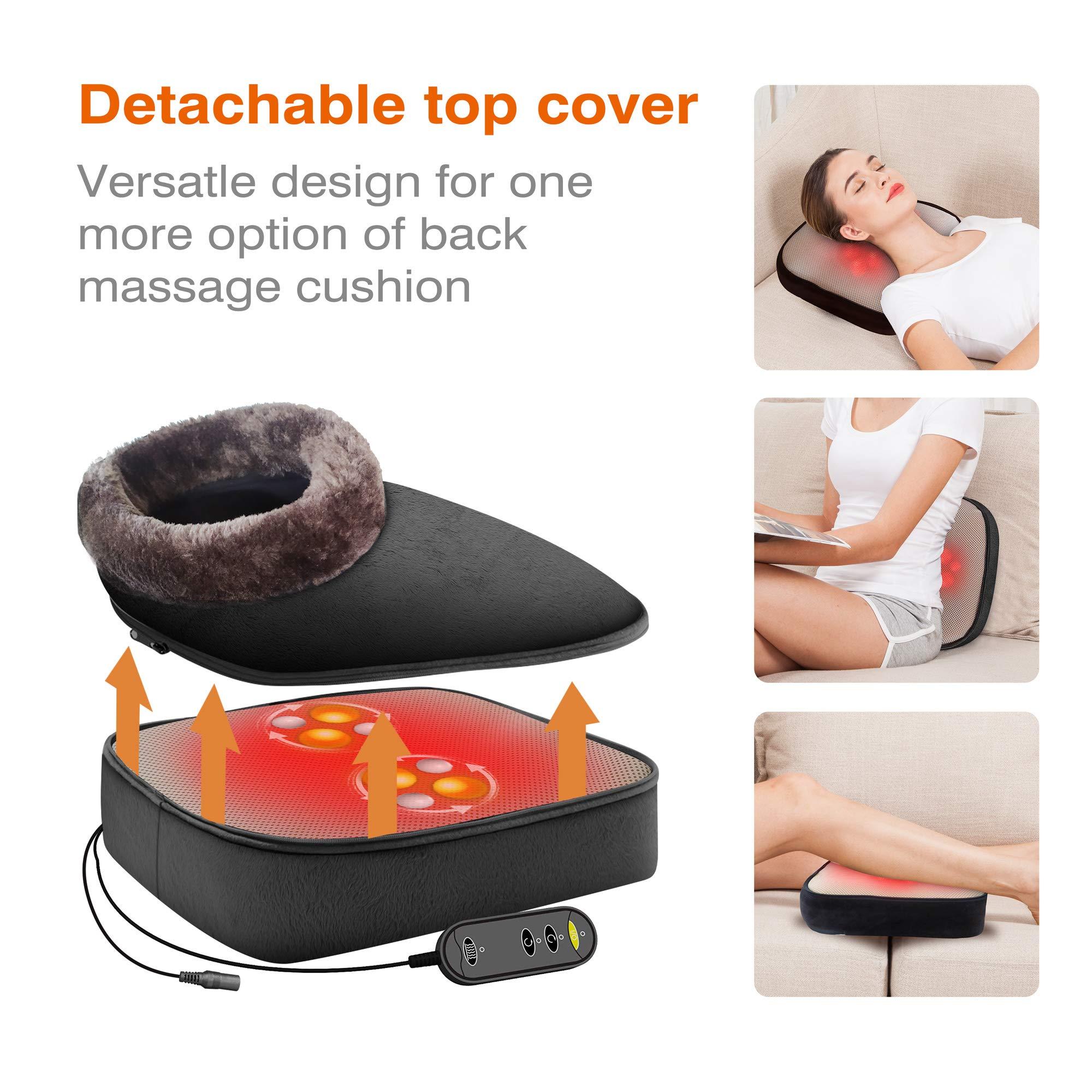 Snailax Snailax Shiatsu Foot Massager with Heat,Foot Warmer for Women,Men,Electrick Foot Massager Machine for Neuropathy, Plantar Fasciitis, Foot Heater Under Desk, Gifts, Size 13