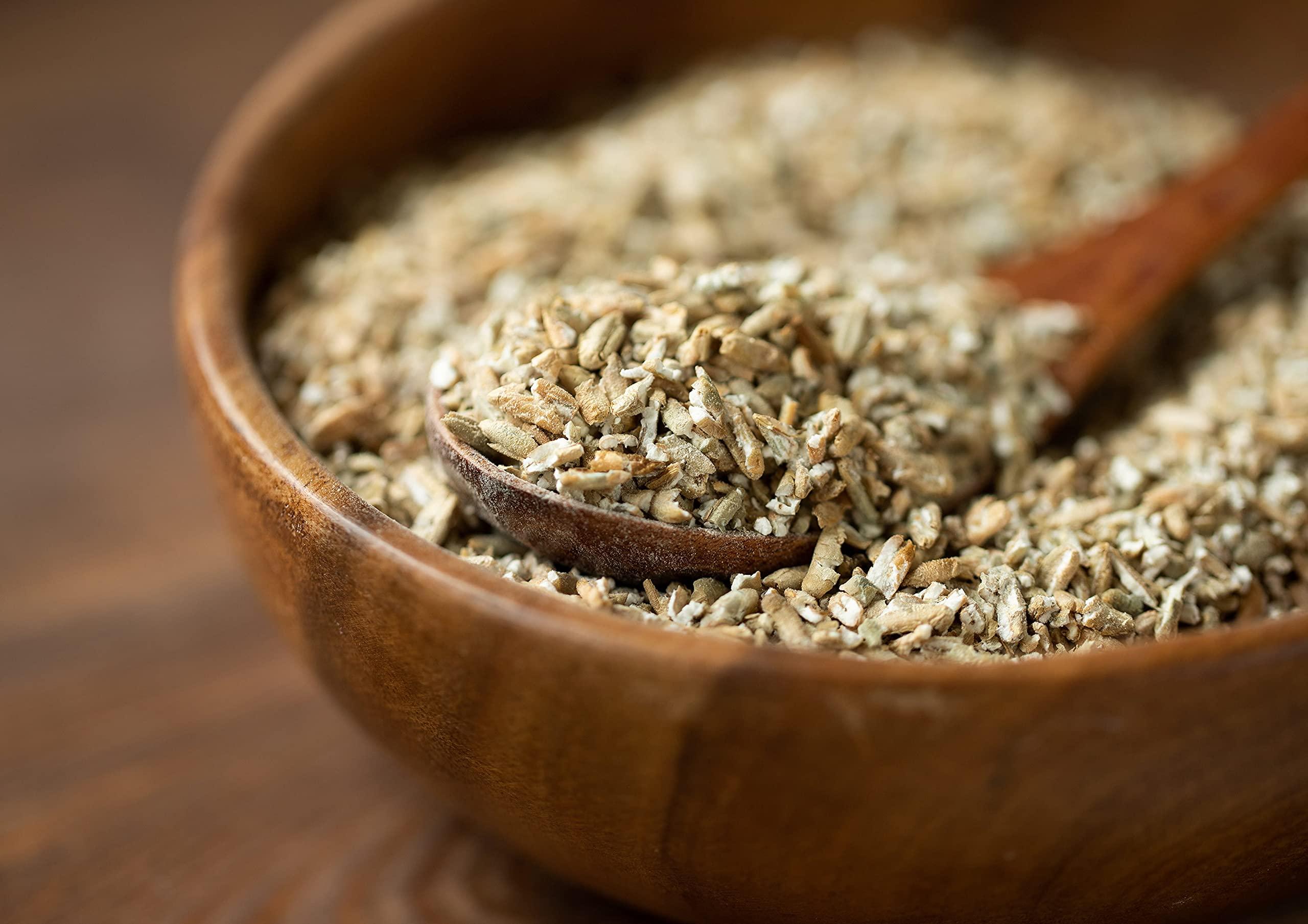 Food to Live Food to Live Organic Cracked Rye Berries, 1 Pound - Non-GMO. Crushed & Sifted Groats. Raw, Vegan, Kosher, Bulk. Broken Whole Grain, Great for Cereal & Porridge. Good Source of Fiber & Protein
