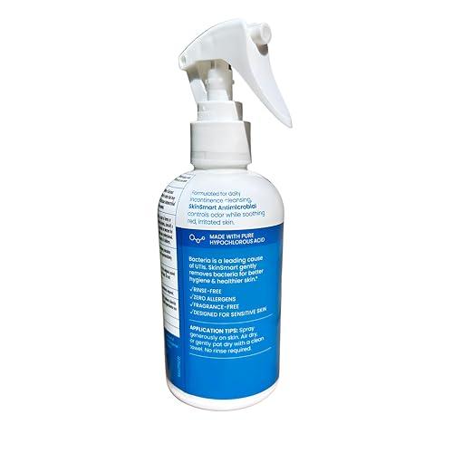 SkinSmart Antimicrobial SkinSmart Antimicrobial Perineal Cleanser, Ideal for Incontinence Care and Postpartum, Removes Bacteria, 8 oz Spray