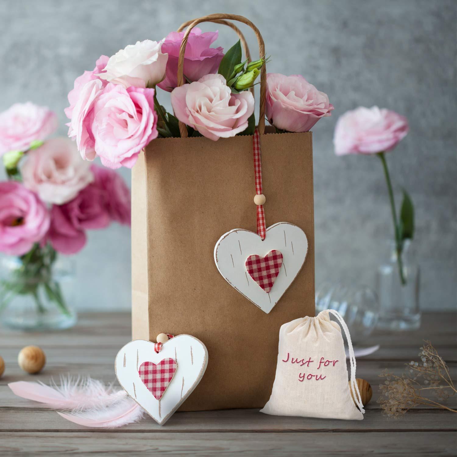 Tatuo Tatuo 50 Pieces 4 x 6 Inches Muslin Cotton Drawstring Bags Canvas Linen Sachet Bag Reusable Empty Gift Pouch for Party Home Supplies