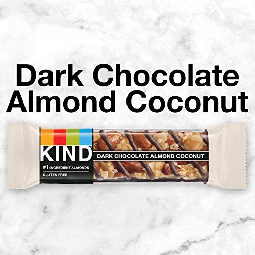 KIND KIND Bars, Dark Chocolate Almond & Coconut, Healthy Snacks, Gluten Free, 24 Count
