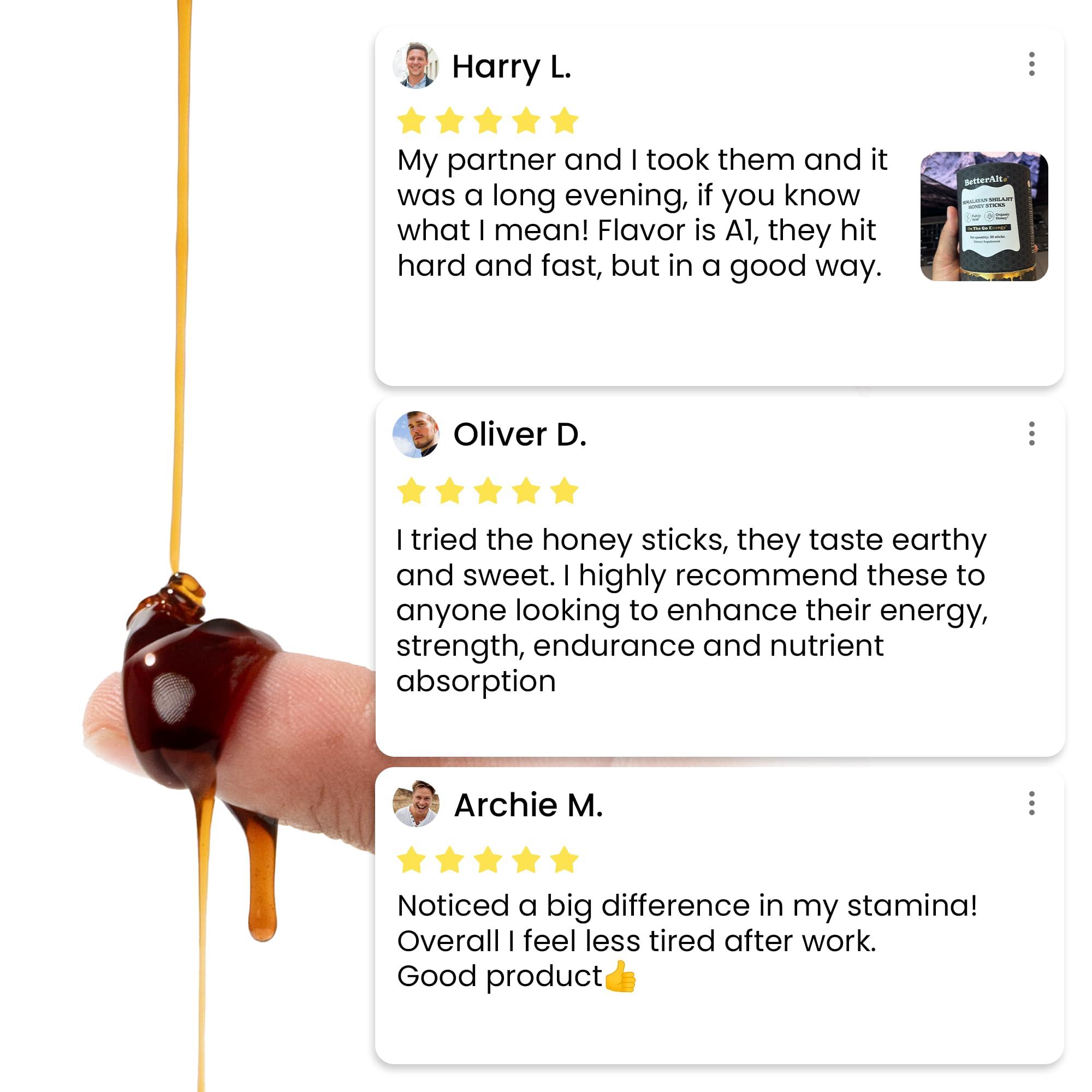 Better Alt Better Alt Pure Himalayan Shilajit Sticks with Organic Honey, Saffron | Easy to Consume Shilajit| 30 Sticks for Energy Boost & Immune Support, 85+ Trace Minerals, 75%+ Fulvic Acid