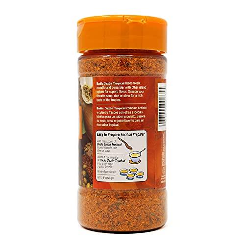 Badia Badia Sazon Tropical with Annatto and Coriander, 6.75 Ounce (Pack of 12)