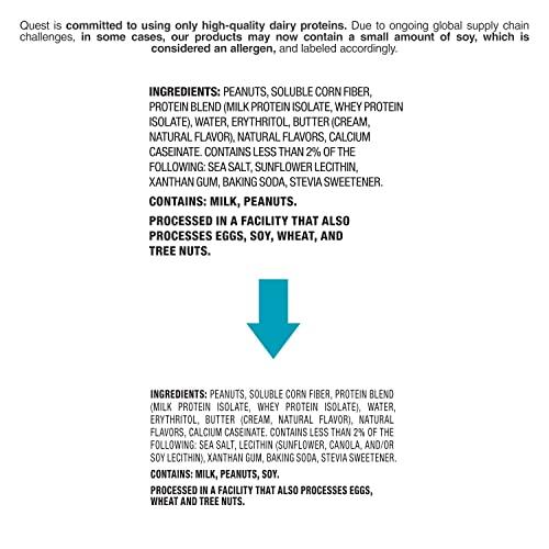 Quest Nutrition Quest Nutrition Protein Cookie, Peanut Butter,2.04 Ounce, Pack of 12