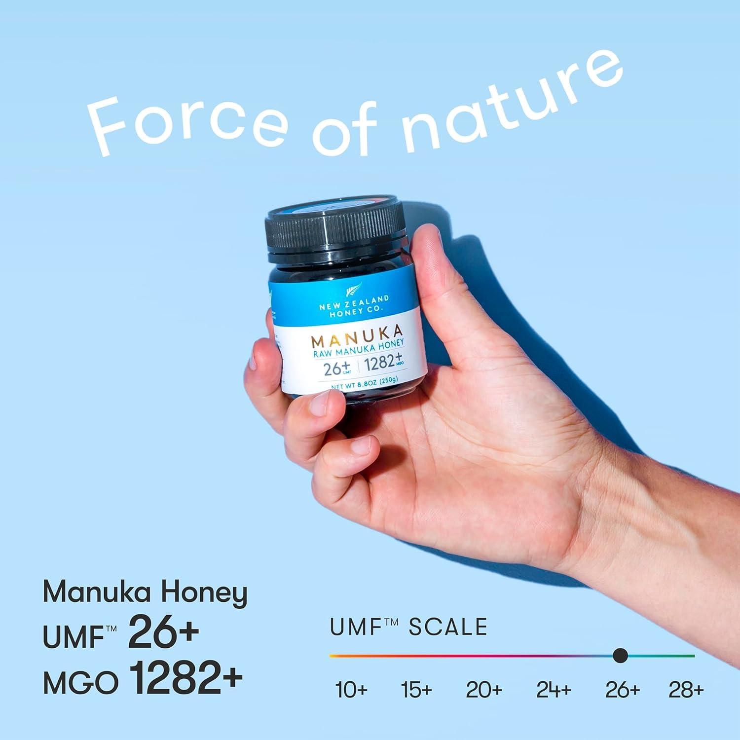 NEW ZEALAND HONEY CO New Zealand Honey Co. Raw Manuka Honey UMF 26+ | MGO 1282+, UMF Certified /4.4oz