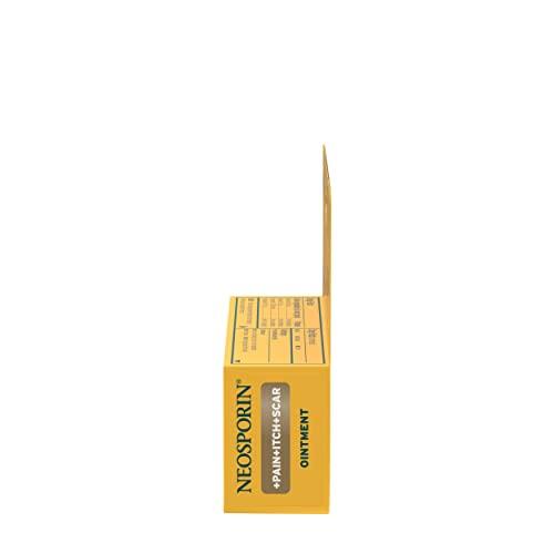 Neosporin Neosporin Antibiotic Pain-Relieving, Anti-Itch, & Scar Appearance Minimizer Ointment with Neomycin & Bacitracin Zinc, 24-Hour Infection Protection for Minor Cuts, Scrapes & Burns,.5 oz