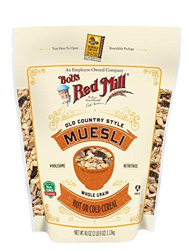 Bob's Red Mill Bob's Red Mill Resealable Old Country Style Muesli Cereal, 40 Ounce (Pack of 4)