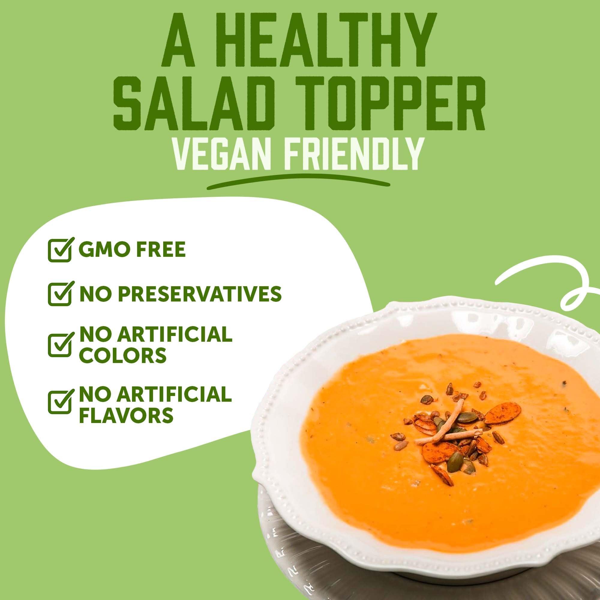 NaturSource naturSource Salad Topper Crunch - Salad Toppings, Salad Mix, Salad Toppers Seeds and Cranberries, Crunchy, Mixed Seeds for Salad, Oatmeal or Yogurt, Natural, Gluten Free - 16 Oz (1 Lb)