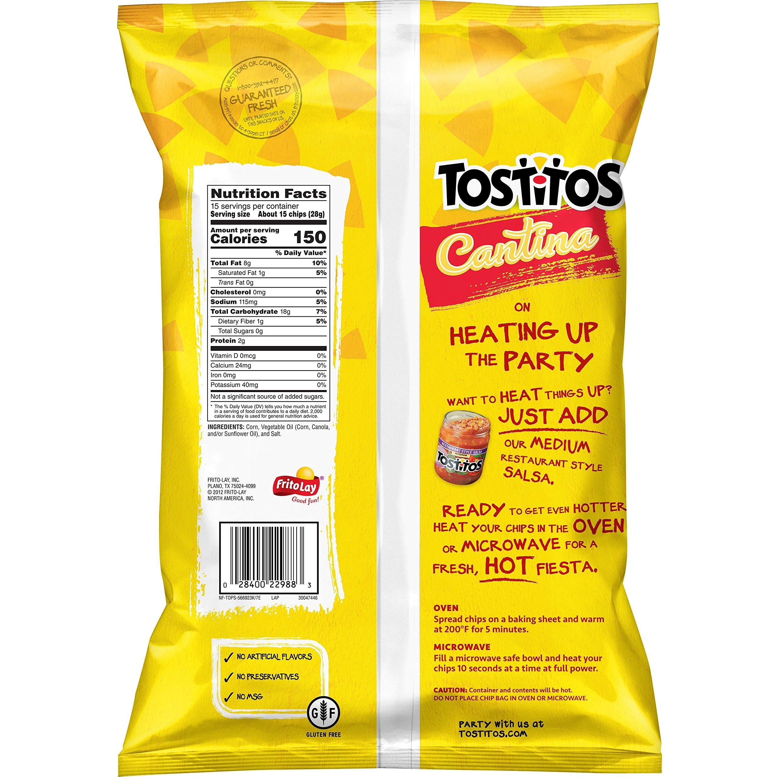 Tostitos Tostitos Cantina Tortilla Chips, Party Size Thin & Crispy, 15 oz