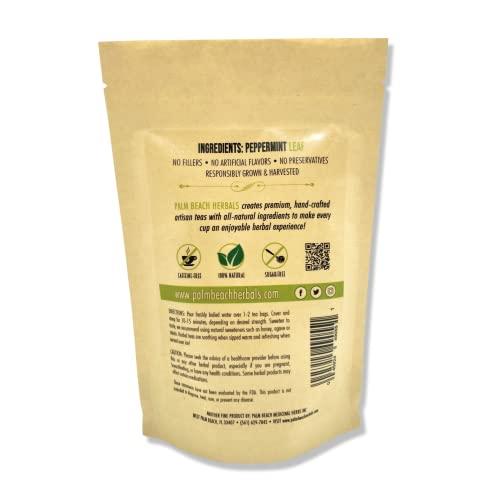 Palm Beach Medicinal herbs Peppermint Tea - Pure Herbal Tea Series by Palm Beach Herbals (30 Tea Bags) 100% Natural