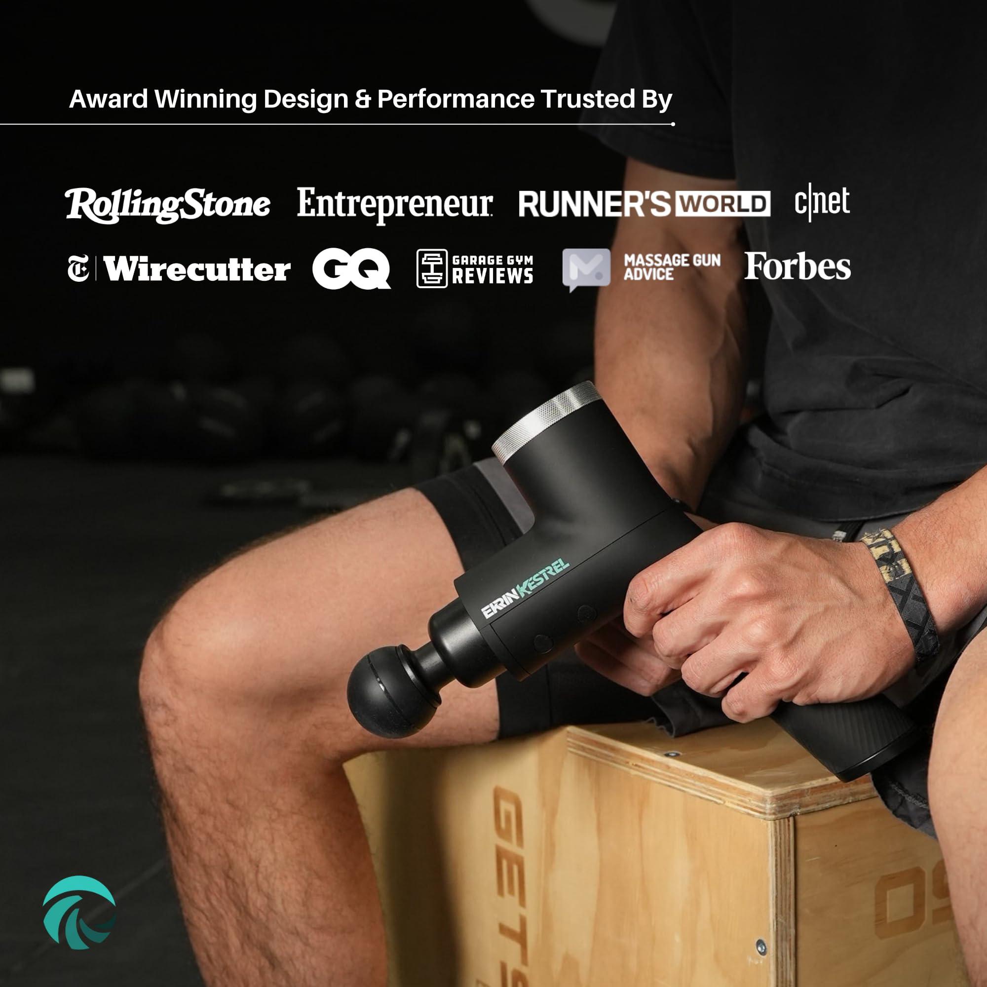 Ekrin Athletics Ekrin Athletics Kestrel Massage Gun: Enhanced Precision & Comfort for Superior Muscle Recovery & Wellness | Relieve Sore Muscles and Stiffness