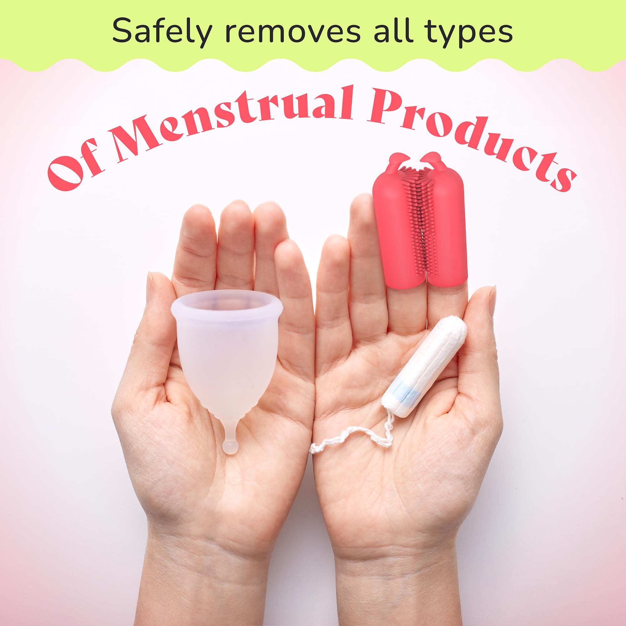 TAMPOUT Tampout Menstrual Cup Removal Tool, at-Home Aid for Retained Tampons and Menstrual Cups and Menstrual Discs.