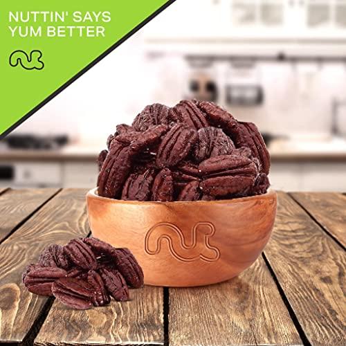 Nut Cravings NUT CRAVINGS - Candied Pecans Honey Glazed Praline, No Shell (16oz - 1 LB) Bulk Nuts Packed Fresh in Resealable Bag - Healthy Protein Food Snack, All Natural, Keto Friendly, Vegan, Kosher