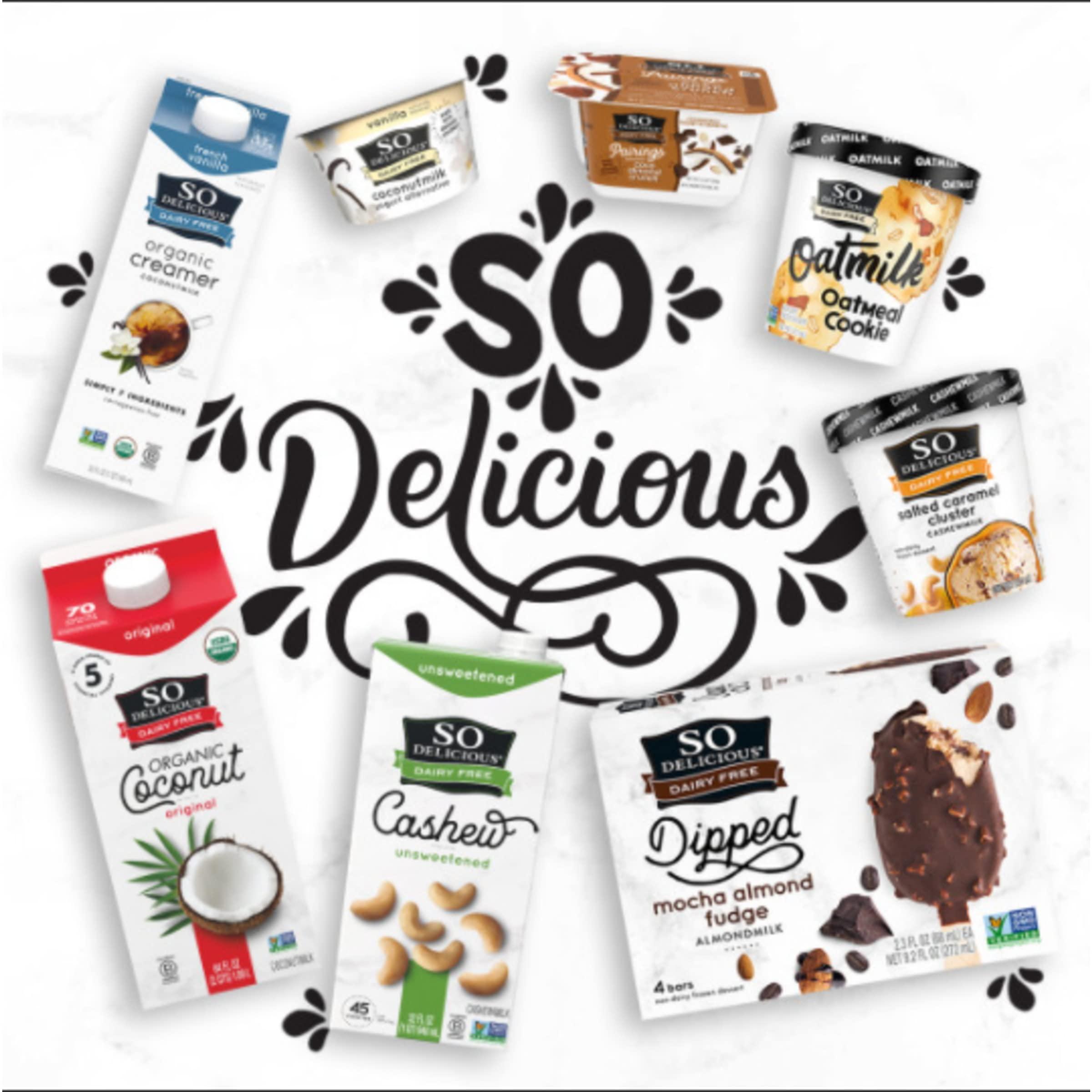 SO DELICIOUS So Delicious Dairy Free Shelf-Stable Coconut Milk, Original, Vegan, Non-GMO Project Verified, 1 Quart
