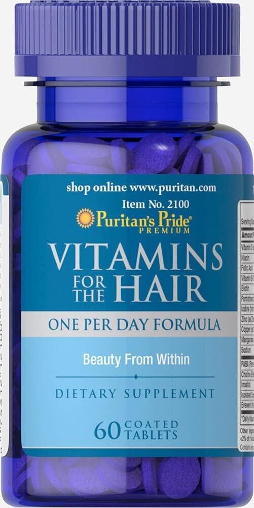 Puritan's Pride Puritan's Pride Vitamins for The Hair-60 Coated Tablets