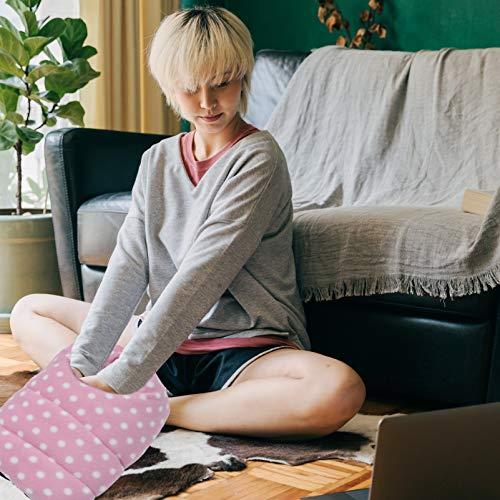 HEALLILY Heating Foot Warmer Heated Foot Warmers Foot Warm Cushion Anti Skid Plush Shoes Foot Warmer mat Electric Foot Massagers Heater Shoes Boots Electro-Thermal Office Super Soft Fleece